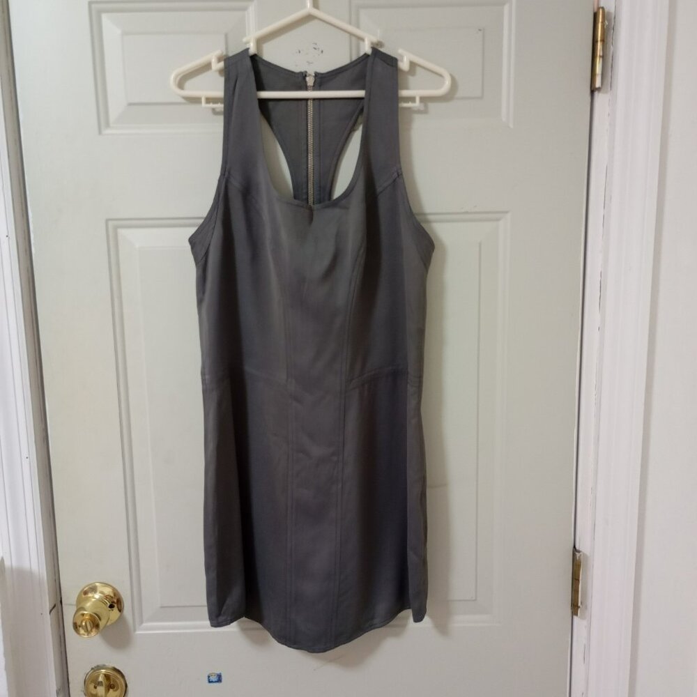 Milly Dress Strappy Backed Size 4 Woman's Gray